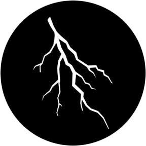 71036 Lightning 7 - Rosco Standard Steel Gobo