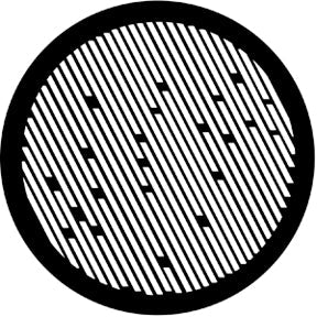 77032 Rain C -Rosco Standard Steel Gobo
