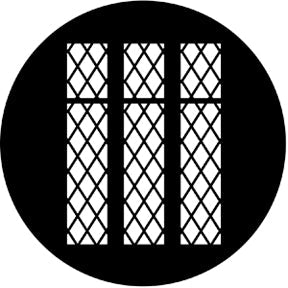 77124 Lattice - Rosco Standard Steel Gobo