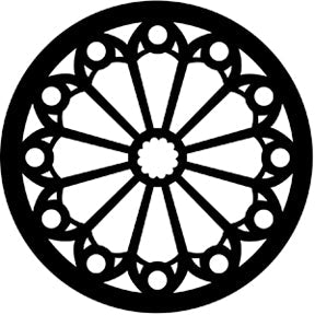 77537 Stained Glass - Rosco Standard Steel Gobo