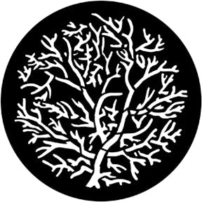 77778 Bare Branches Reversed - Rosco Standard Steel Gobo