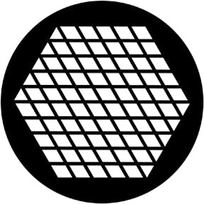78043 Small Diamonds - Rosco Standard Steel Gobo