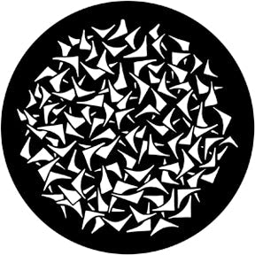 79081 Baby Boomerangs - Rosco Standard Steel Gobo