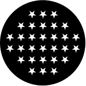 77317 Stars 3 - Rosco Standard Steel Gobo