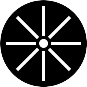 77919 Radial Bars - Rosco Standard Steel Gobo