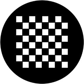 78049 Chessboard - Rosco Standard Steel Gobo