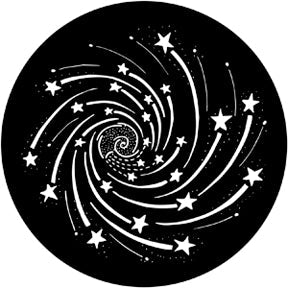 79054 Catherine Wheel - Rosco Standard Steel Gobo
